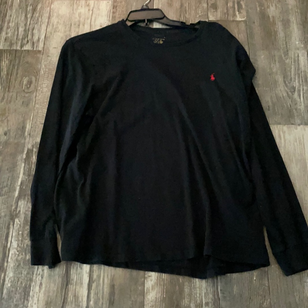 Men’s Long Sleeve Polo Tee - Adult Large